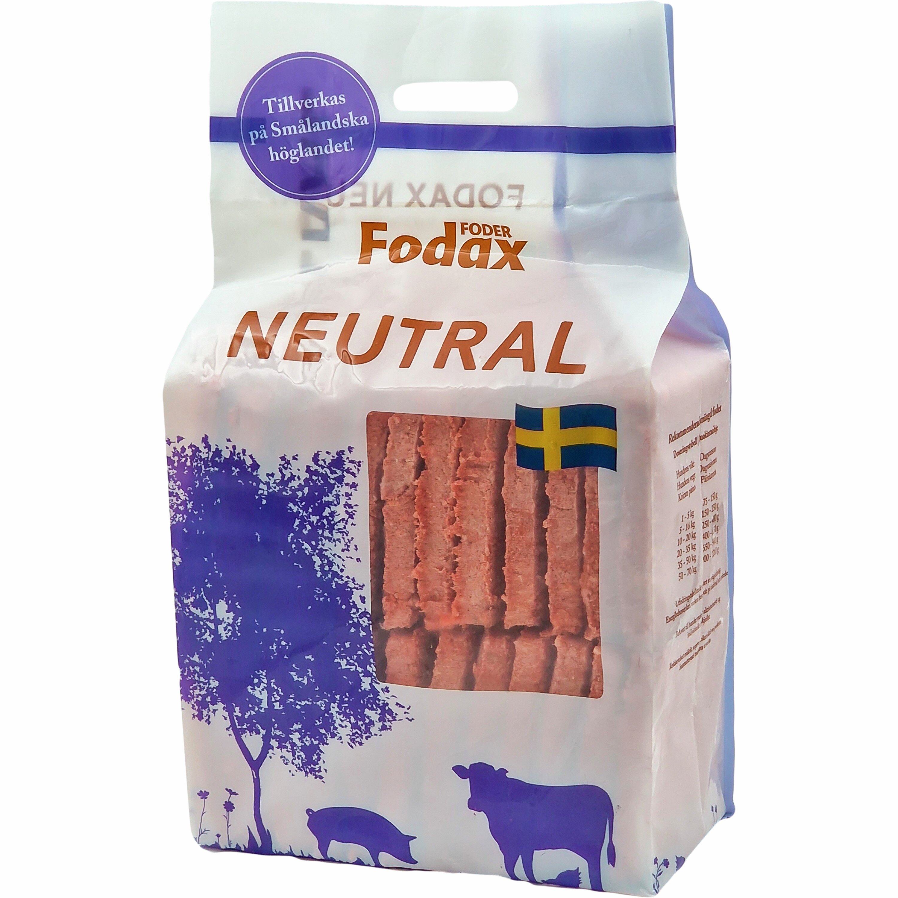 Example pet food product from Fodax