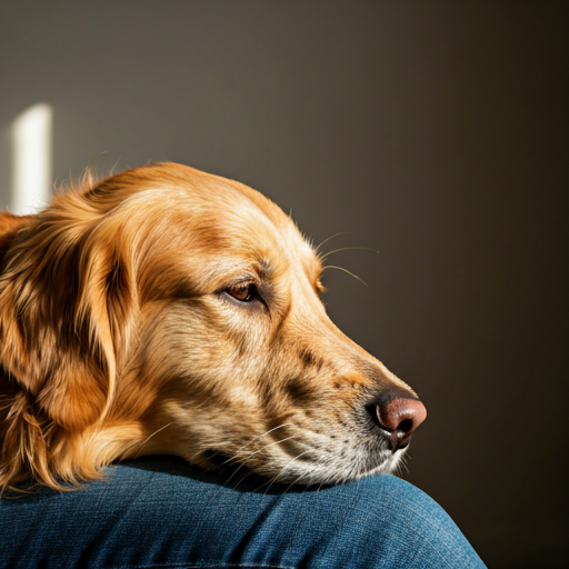 Serene pet moment